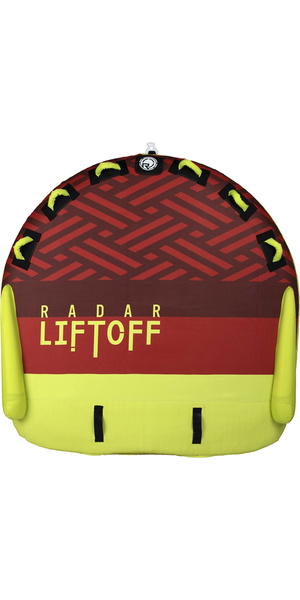 Radar Liftoff Marshmallow Top 3 Person Towable Tube R22TU-LI3 - Red / Yellow